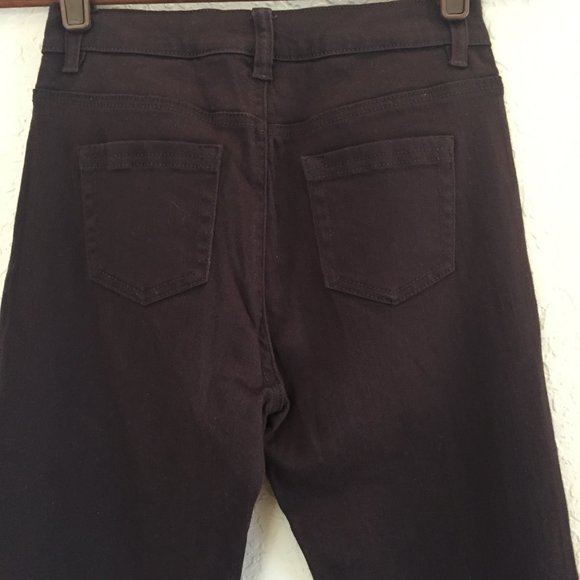 DG2 Diane Gilman Dk Brown BootCut Jean Sz 2 - Picture 4 of 5